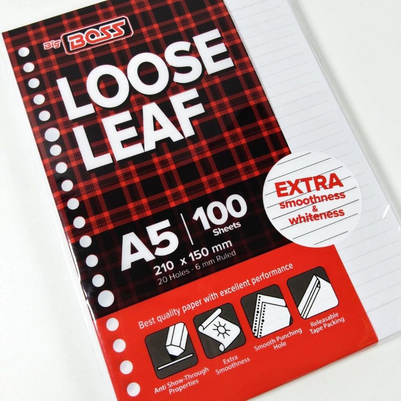 

Big BOSS Loose Leaf 100 Lembar