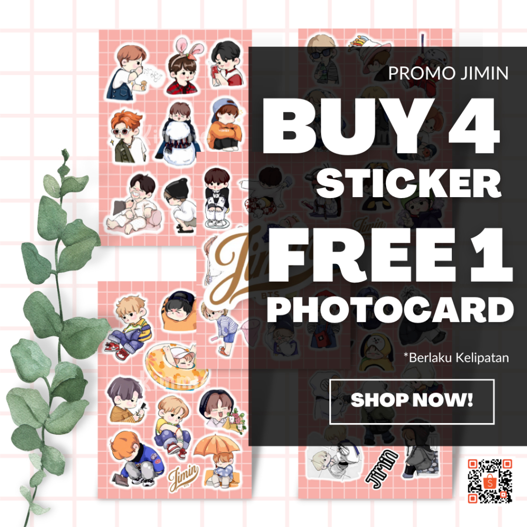 

STIKER JIMIN CHIBI BTS BANGTAN