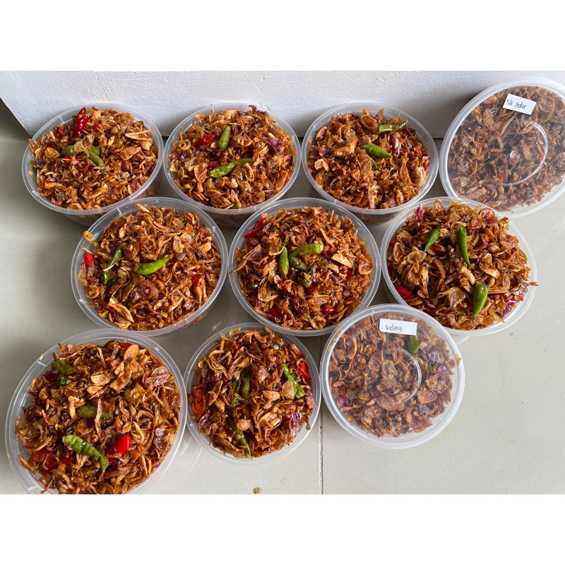 

BEST SELLER GORENG GAREM/BAWANG GORENG PEDAS GURIH KHAS BETAWI