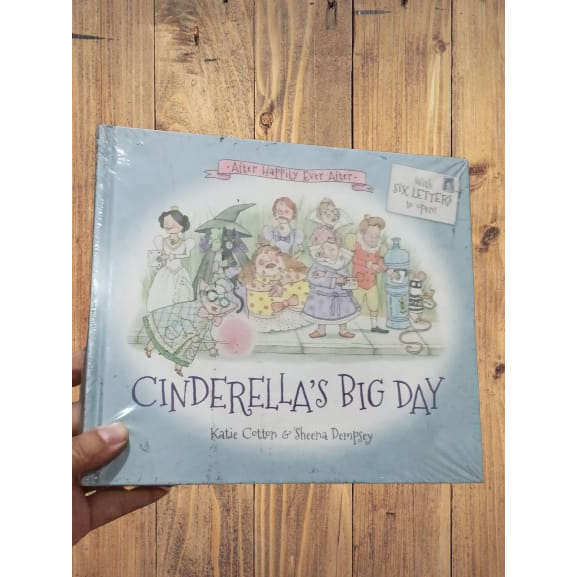 HC Board book lift the flap Cinderella's Big Day Import Story Book for teen