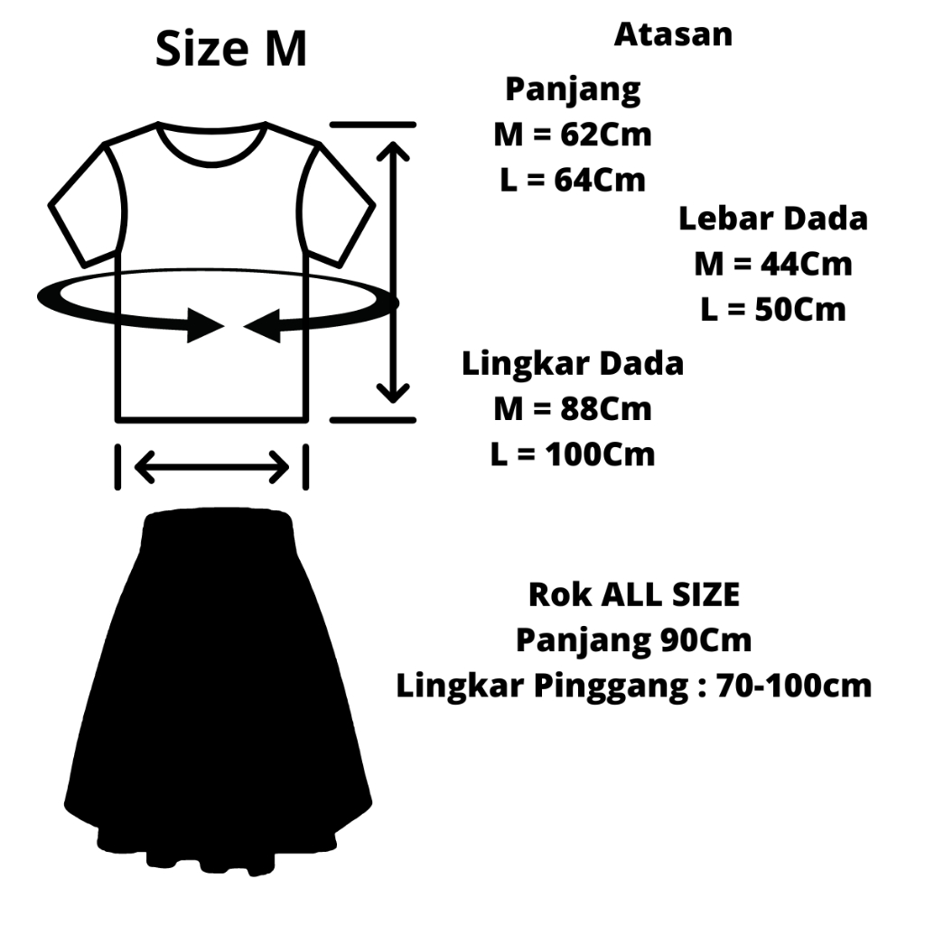 JBF Setelan Rok Kaos Wanita Polos AllSize Set Rok Setelan Kaos One Set Rok Setelan Rok Wanita