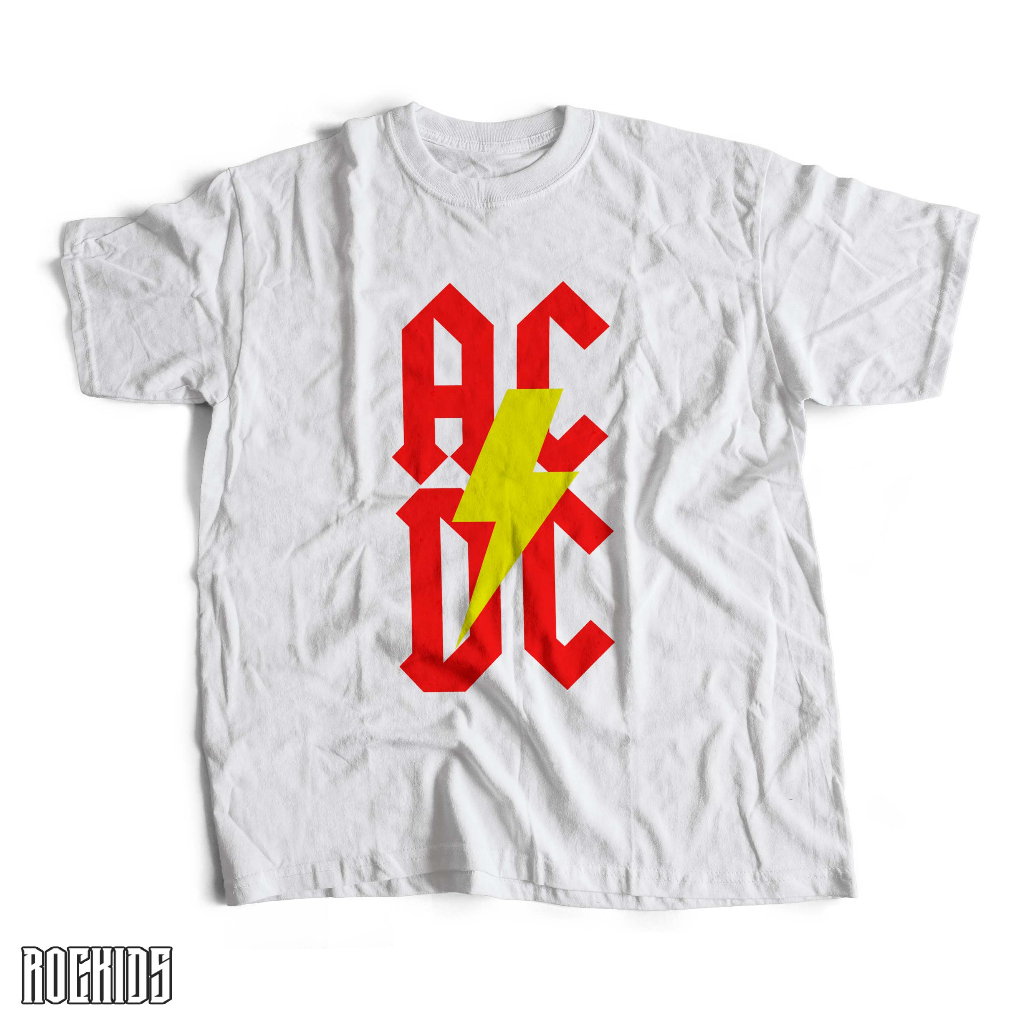 ROCKIDS - ACDC - TSHIRT - TEES - KAOS BAND - KAOS BAND ACDC - KAOS ACDC