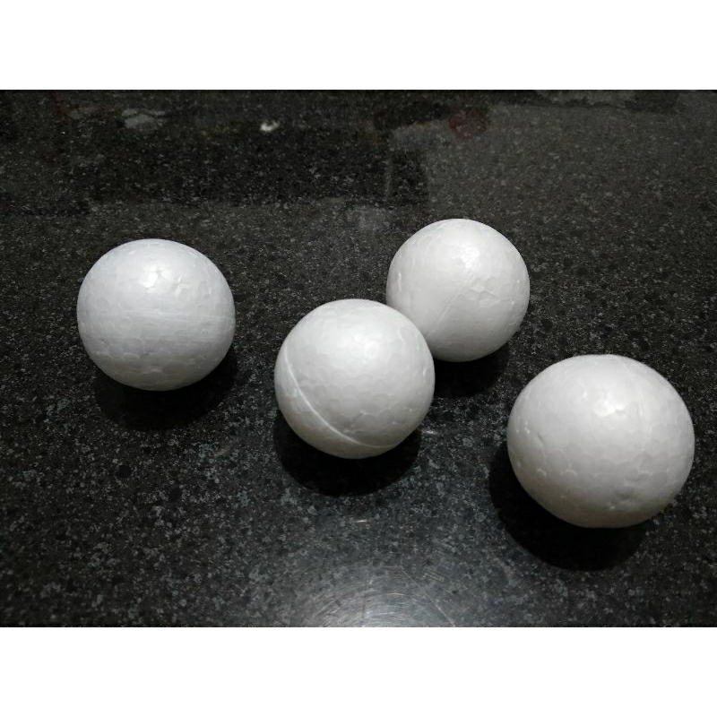 Bola Gabus Styrofoam diameter 3,5 cm