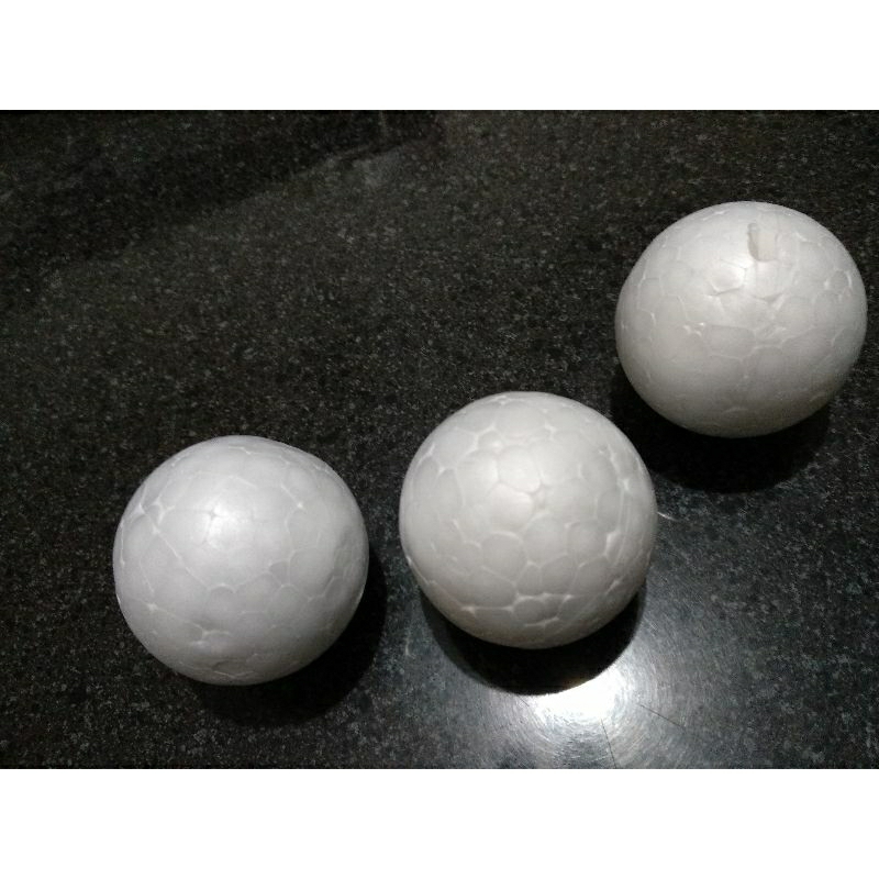 Bola Gabus Styrofoam diameter 4,5 cm