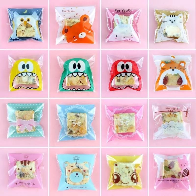 

plastik cookies 10 x 10 cm motif mulut