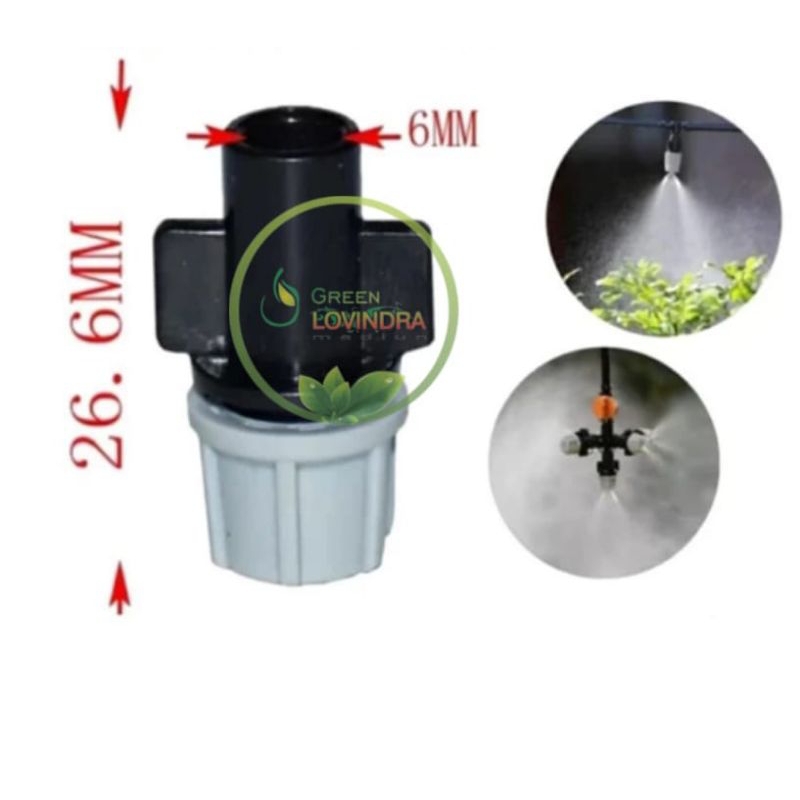 Mist Nozzle Sprayer Fogger 1 way fogger pengkabutan