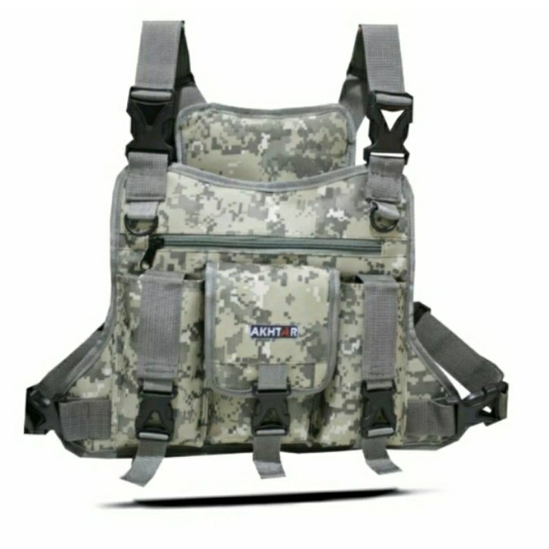tas dada pria tactical rompi pria chestbag pria