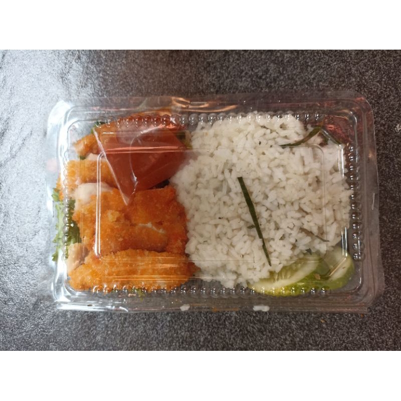 

Nasi daun jeruk chicken katsu