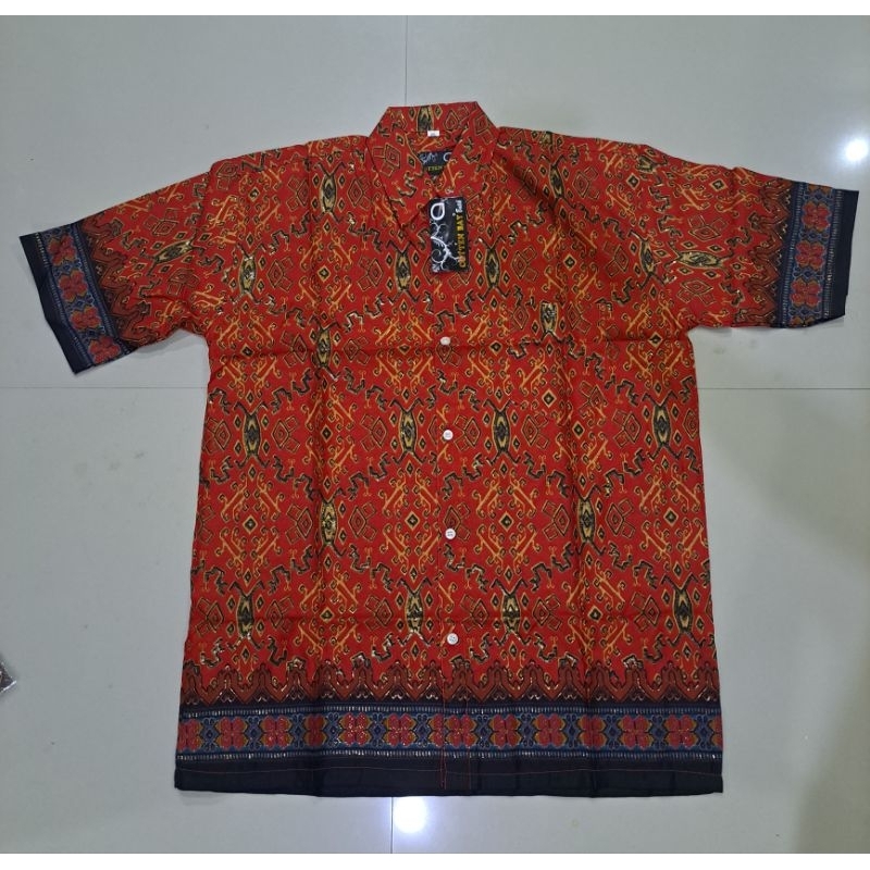 Kemeja Batik Pendek Pria XXL