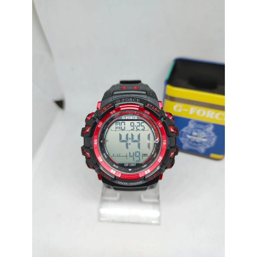 !! BEST SELLER !! JAM TANGAN PRIA SPORT G-FORCE WATER RESISTANT FREE BOX