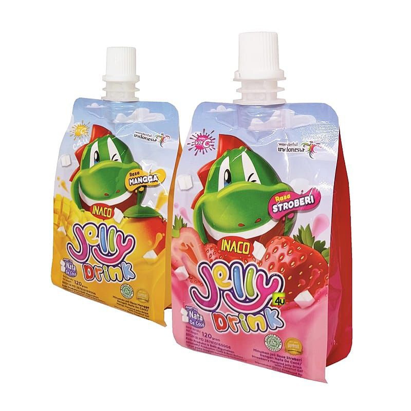 

inaco jelly drink with nata de Coco 1 pack isi 5pc