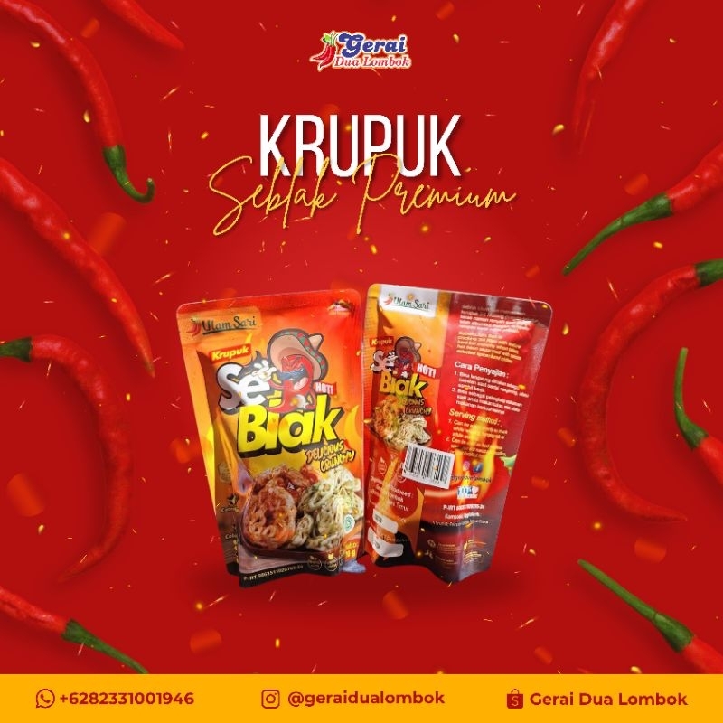 

[PREMIUM] Krupuk Seblak UlamSari/Dua Lombok Premium