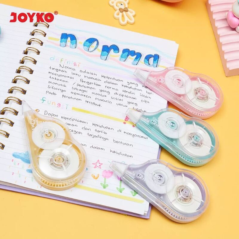 

1 Pcs!! TIPE-X KERTAS JOYKO PASTEL CT-581 CT-522 PTL / Sweet dessert CORRECTION TAPE JOYKO PASTEL
