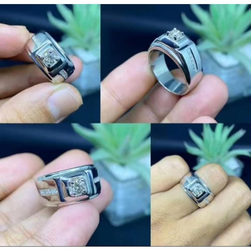 cincin berlian pria mewah
