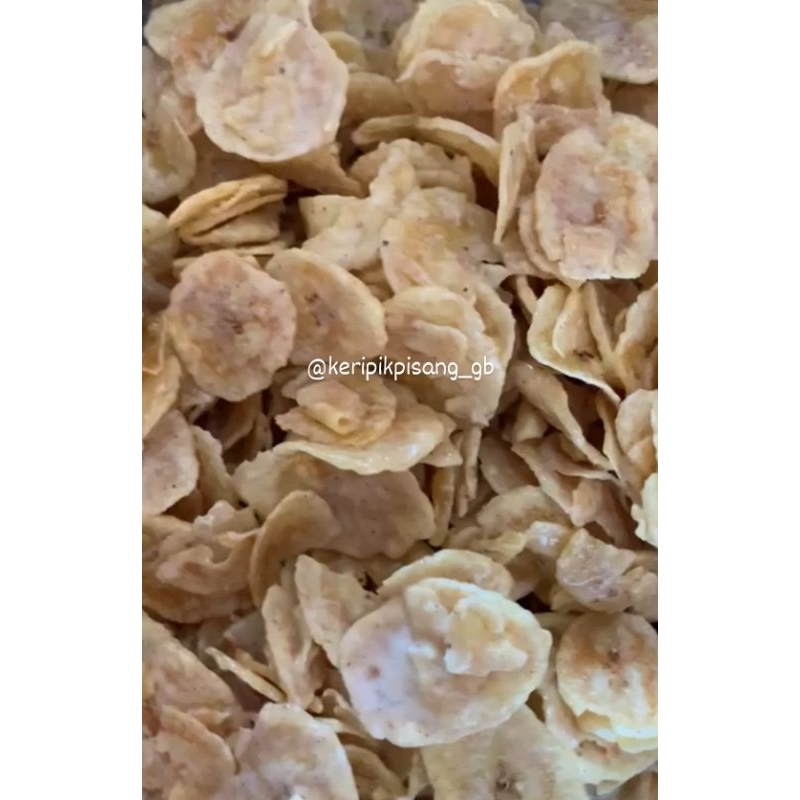 

Keripik Pisang Kriuk ukuran 100 gr