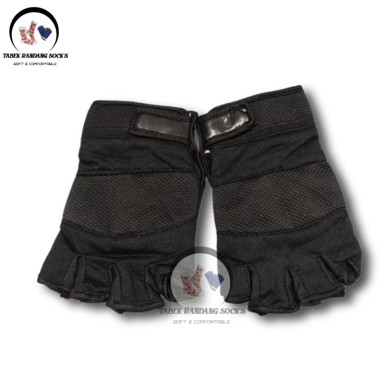 GROSIR (6&12 PASANG) Sarung tangan motor buntung gym fitnes nike/Sarung tangan motor/sepeda buntung 