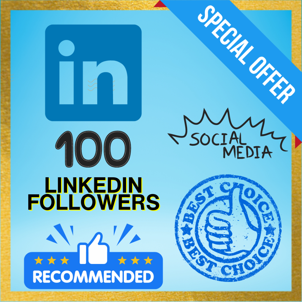 Promo Linkedin Followers, Bergaransi, Termurah