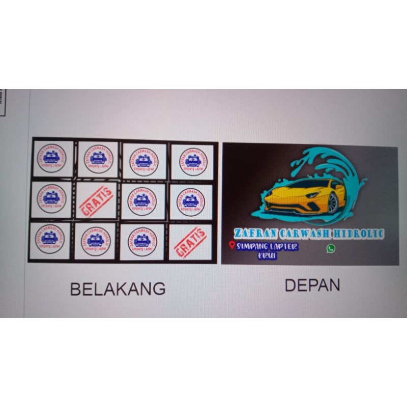 

cetak kartu member+stempel/kartu member/ kartu punjungan