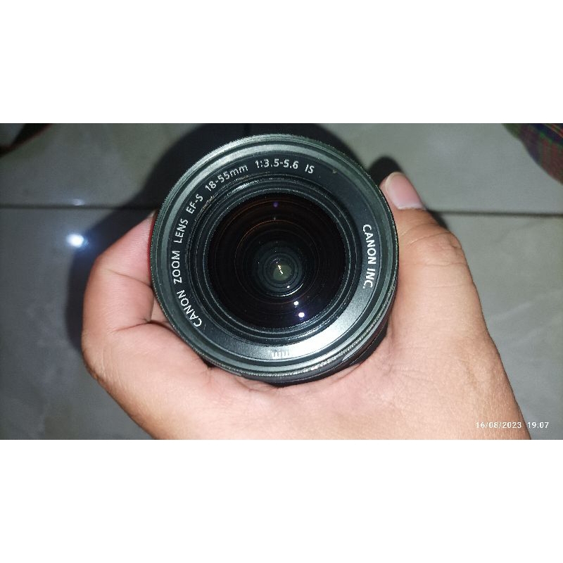 lensa kit canon18-55mm IS