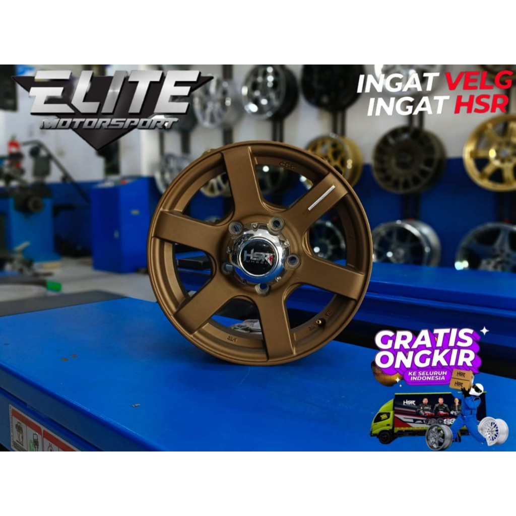 Velg Offroad Palang TE37 R16 Mobil Jimny Katana Feroza Escudo Vitara - Gratis Ongkir Seluruh Wilayah