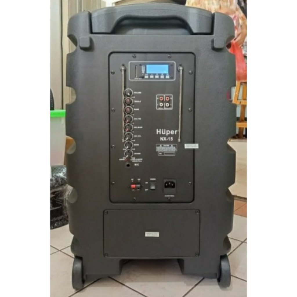 Huper Nx15 speaker portable wireless Huper Nx 15 original 15 inch