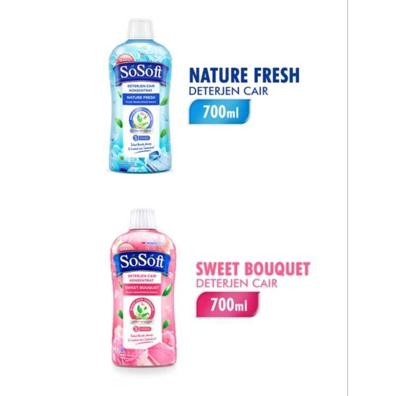 sosoft detergent cair
