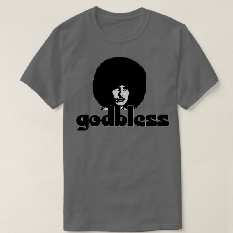Tshirt Baju Kaos Godbless grey di Premium Combed