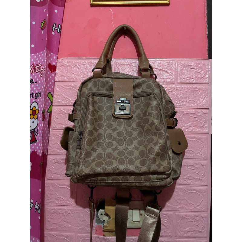 [Baca Deskripsi] Preloved Tas Wanita Ransel Coach Premium