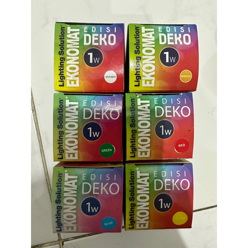 LAMPU LED EKONOMAT - 1 WATT