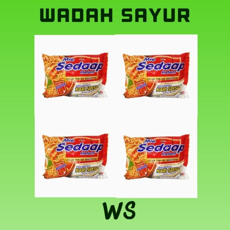 

Mie Sedap Kari Spesial ( 4 Pcs ) | Bisa Di Mix | Wadah Sayur Bogor