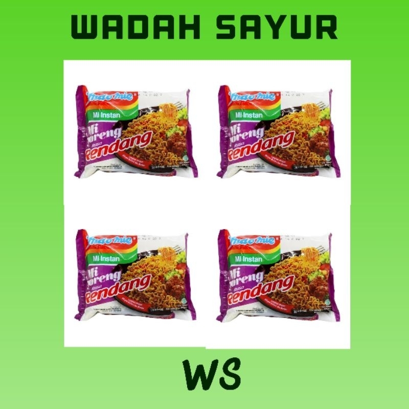 

Indomie Goreng Rendang ( 4 Pcs ) | Bisa Di Mix | Wadah Sayur Bogor