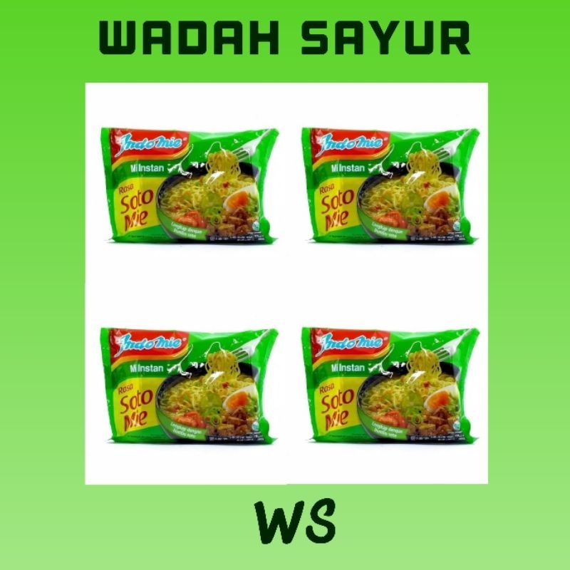 

Indomie Soto ( 4 Pcs ) | Bisa Di Mix | Wadah Sayur Bogor