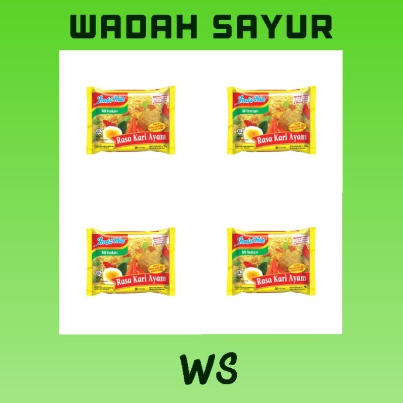 

Indomie Kari Ayam ( 4 Pcs ) | Bisa Di Mix | Wadah Sayur Bogor