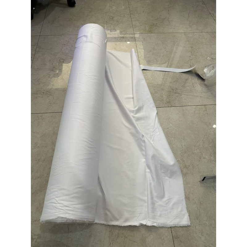 HARGA PER METER KAIN DISPERSE POLOS PUTIH BAHAN SPREI GORDEN PIYAMA SARUNG BANTAL GULING KAIN LEBAR 