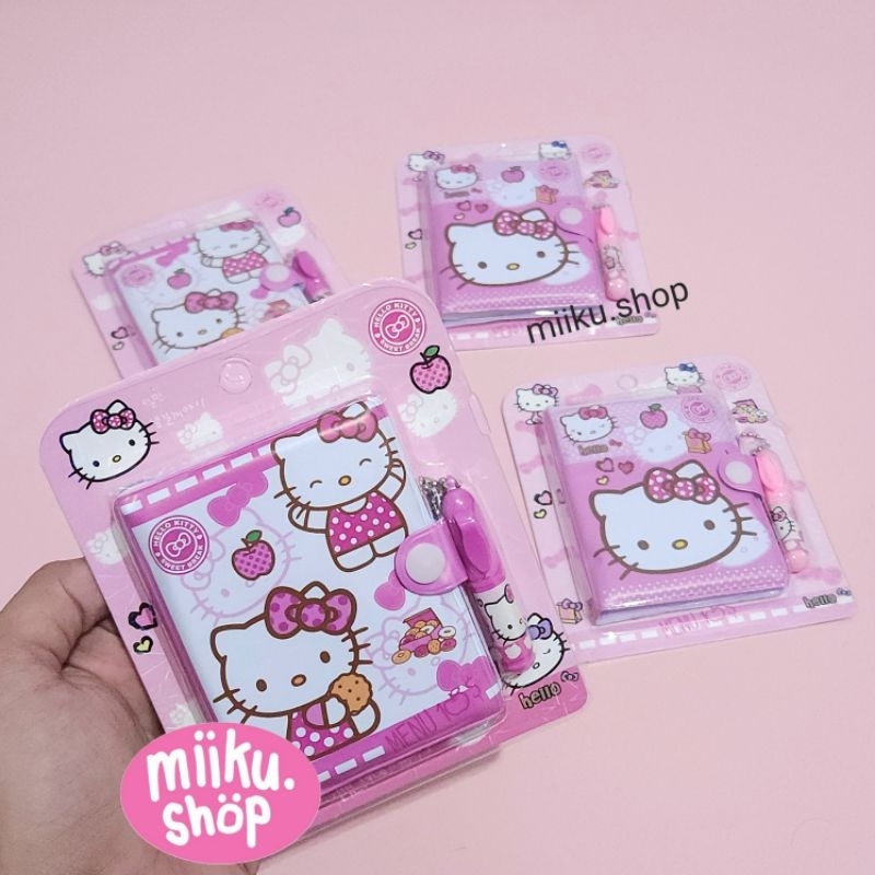 

1 SET BUKU DIARY HELLO KITTY / NOTEBOOK HELLO KITTY