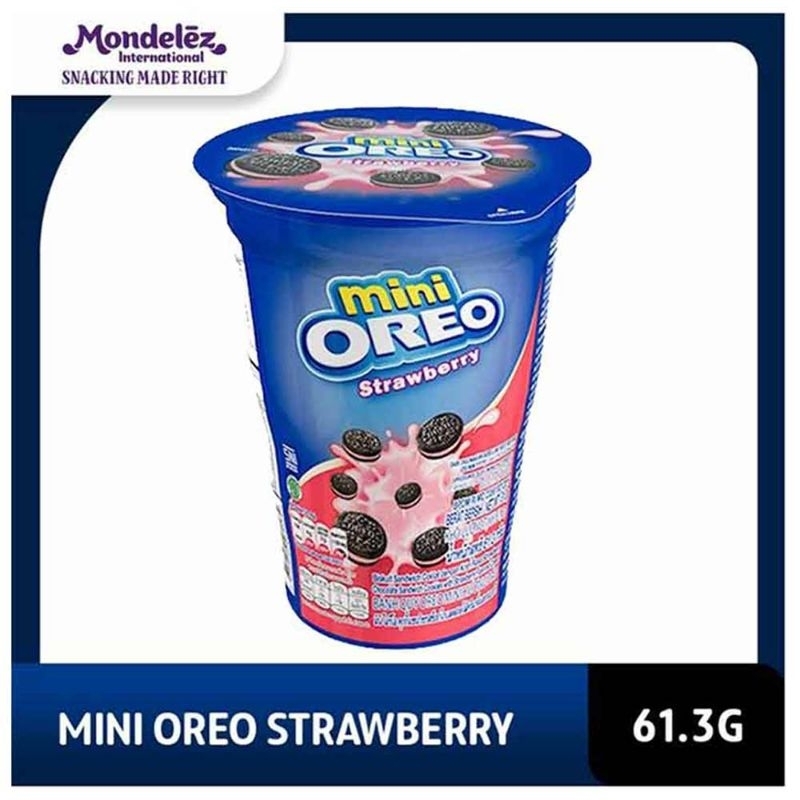 

Mini Oreo Biskuit Strawberry 61.3G