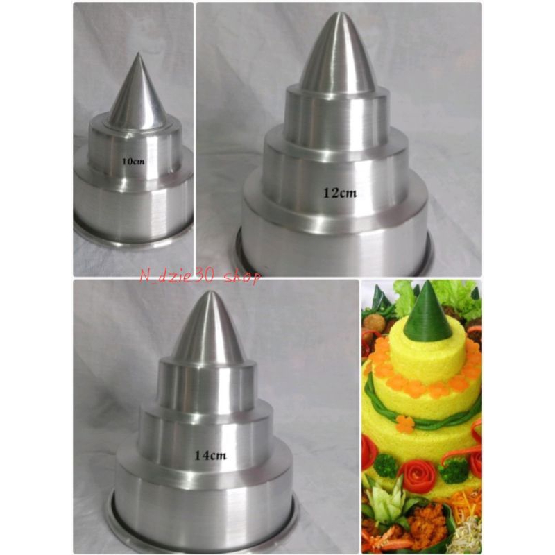 loyang tumpeng susun 2 & 3 mini/loyang tumpeng mini press