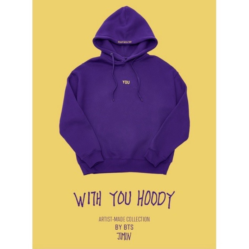 WITH YOU HOODY MERCH ARTIST - MADE COLLECTION BY (by JIMIN) sealed