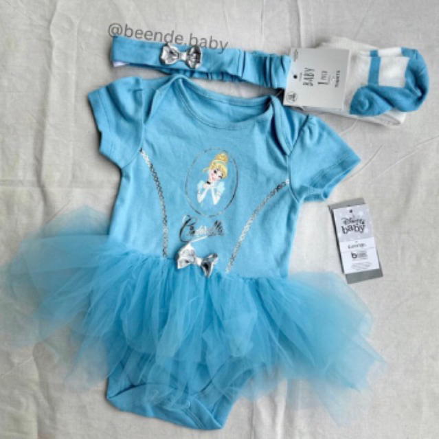 Disney Baby Cinderella Bodysuit Headband