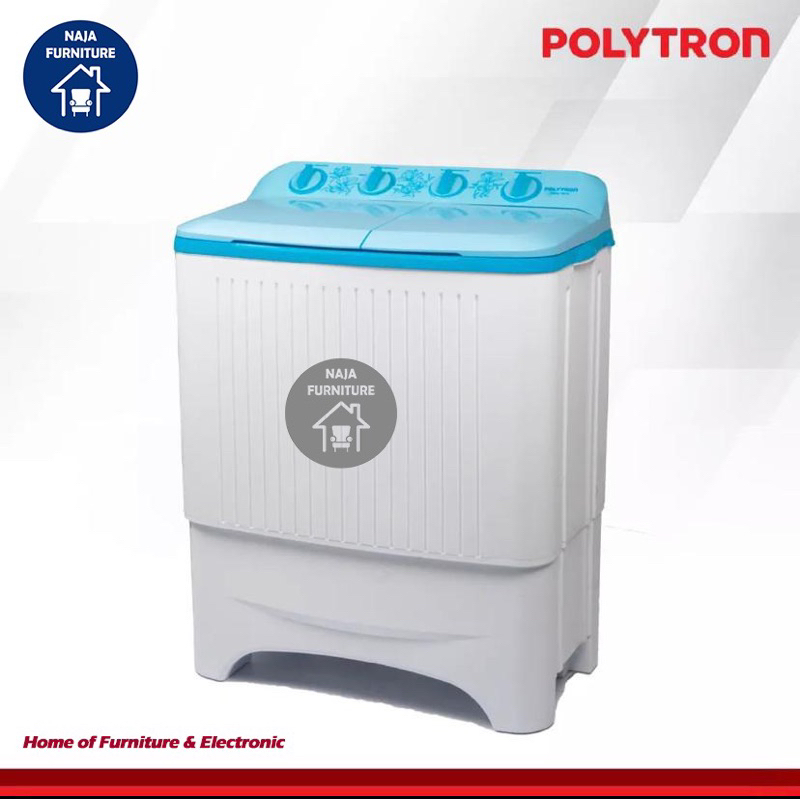 POLYTRON | Mesin Cuci Polytron 2 Tabung 7Kg PWM-7073