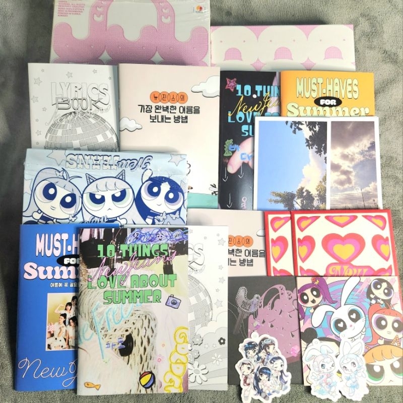 [SHARING] NewJeans Album Powerpuff girls / Bunny Bag Beach GET UP Hanni / Minji / NJ ver Photobook /