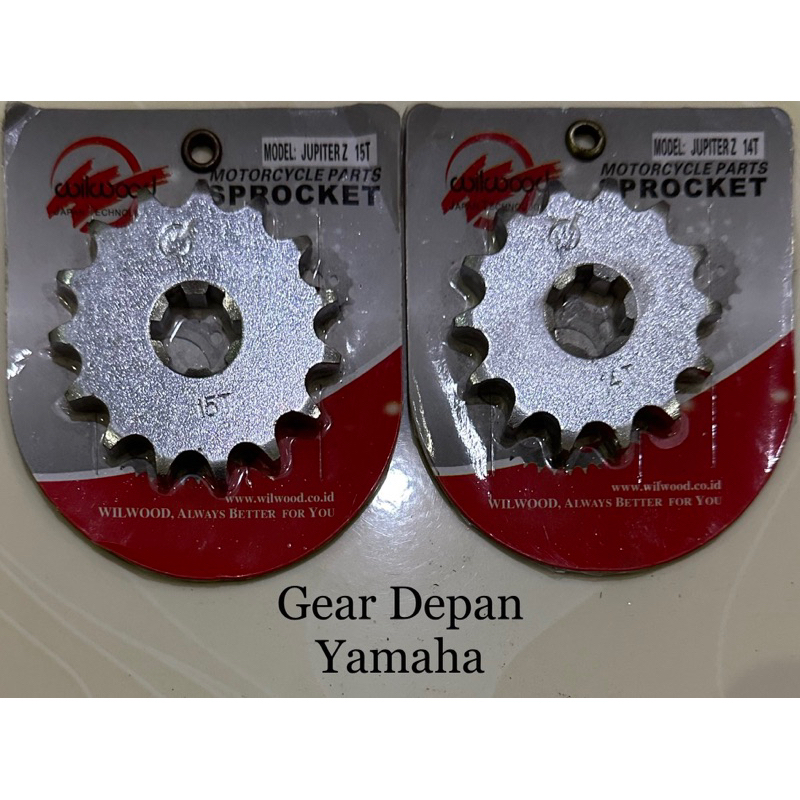 Gear Gir Depan Yamaha Jupiter Vega R  Alva Fizr  Rxking DLL Wilwood