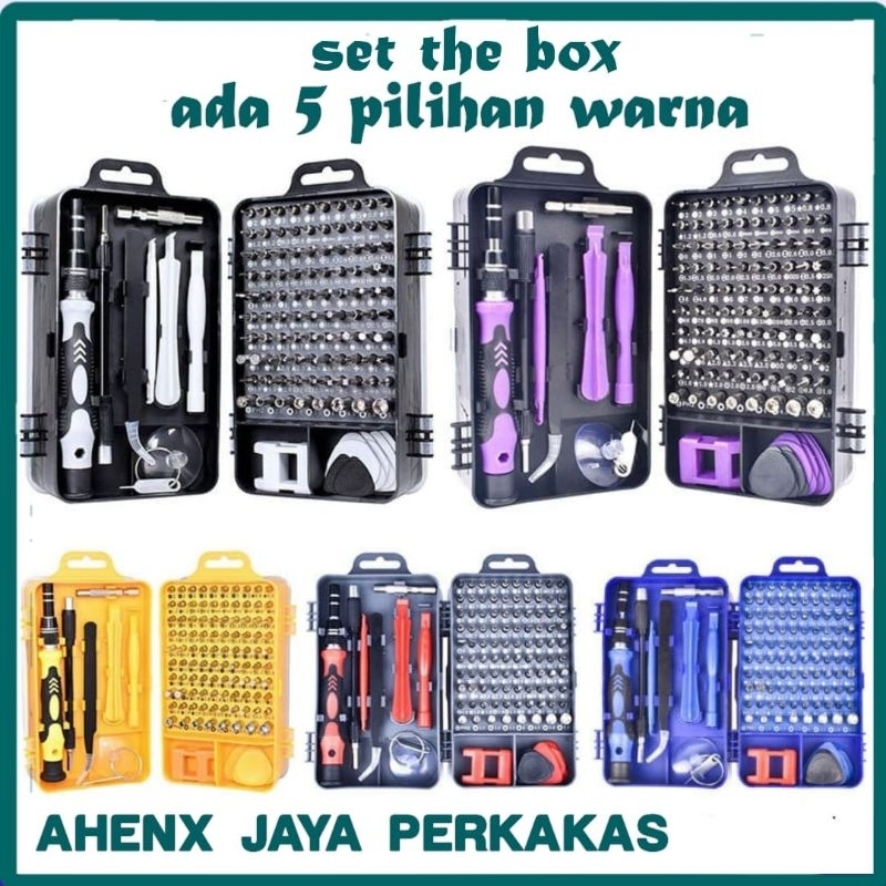 obeng serbaguna alat service elektronik hp tv dan lainnya