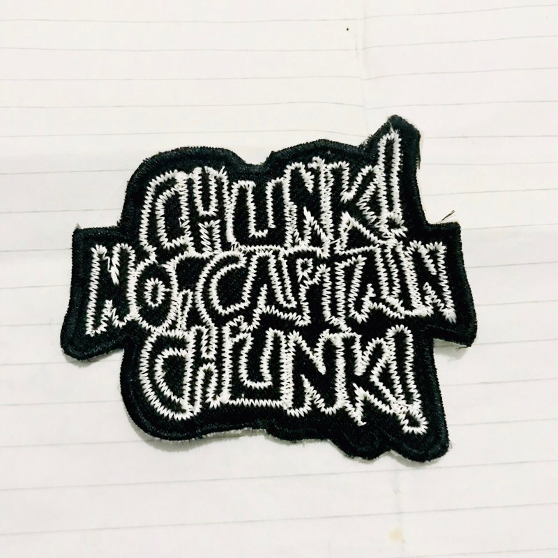 Patch Bordir Chunk No Captain Chunk Murah