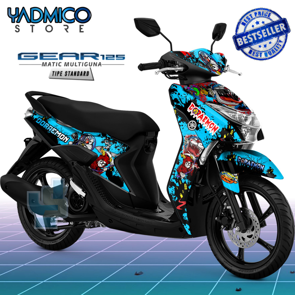 Decal Mio Gear 125 - Stiker Motor Mio Gear Full Body - Decal Hologram Mio Gear 125 Full Body - Strip