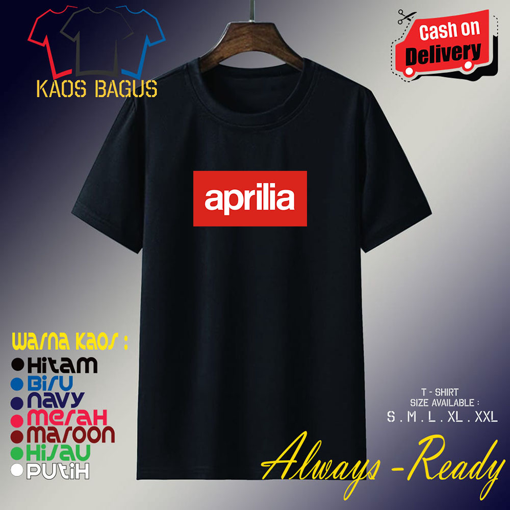 KAOS DISTRO OTOMOTIF BAJU APRILIA RACING