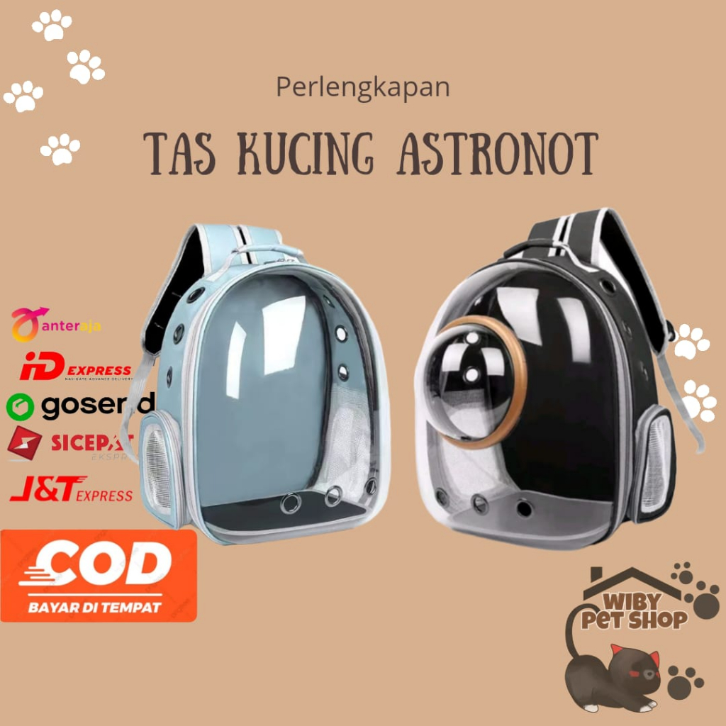 Ransel Kucing Ransel Hewan Tas Hewan Astronot Tas Travel Hewan Aksesoris Kucing