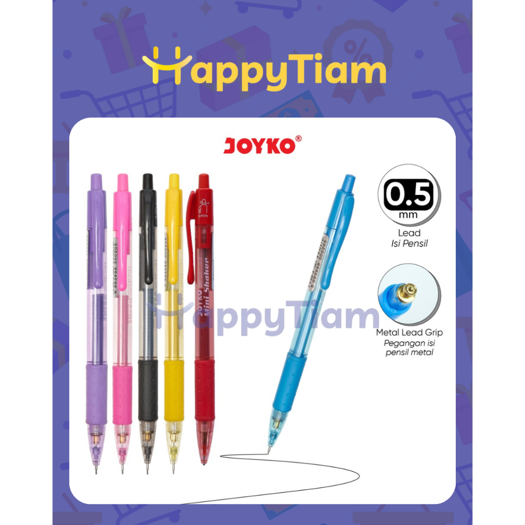 

PENSIL MEKANIK JOYKO MP-23 0.5mm KETIK ~ MECHANICAL PENCIL OFFICE ATK
