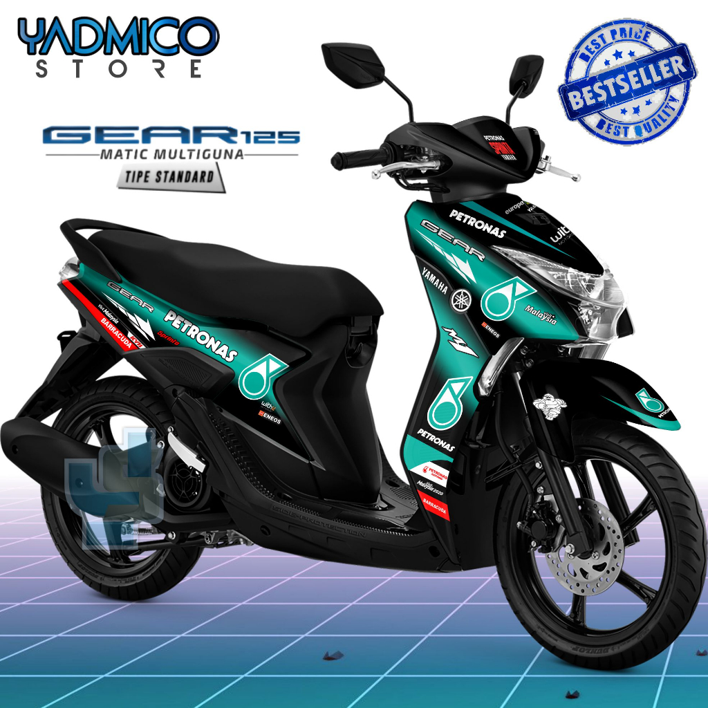 Decal Mio Gear 125 - Stiker Motor Mio Gear Full Body - Decal Hologram Mio Gear 125 Full Body - Strip