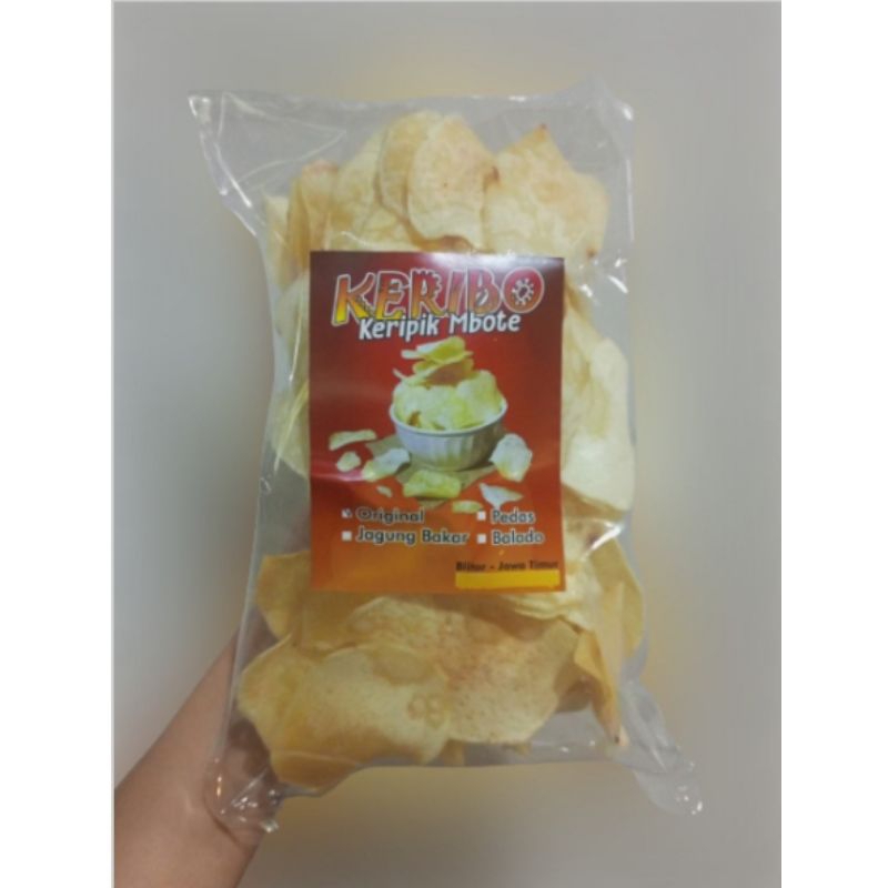 

Keribo Original 150gram (keripik Mbote)